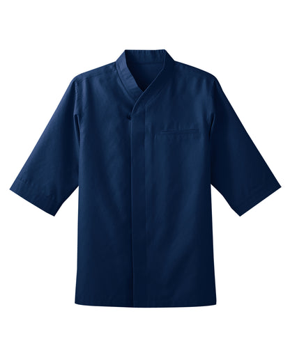 七分袖和風シャツ