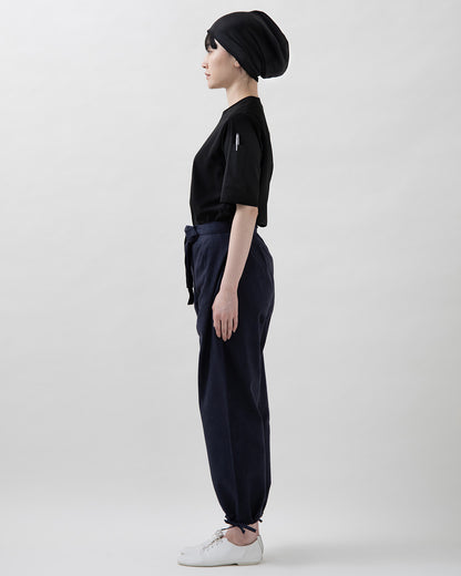 クルーネック半袖ニットシャツ