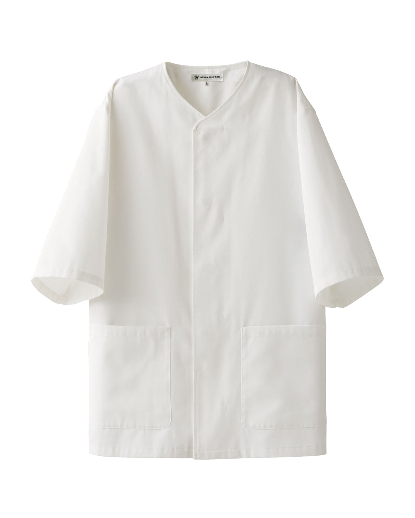 五分袖襟無し和風上衣