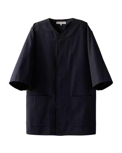 五分袖襟無し和風上衣