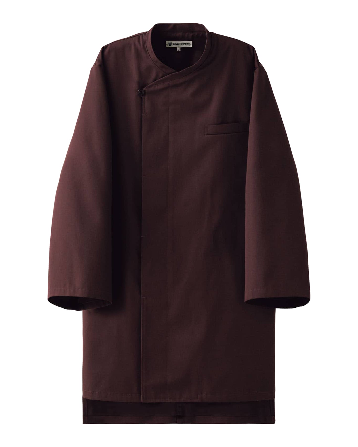 九分袖横掛け和風上衣