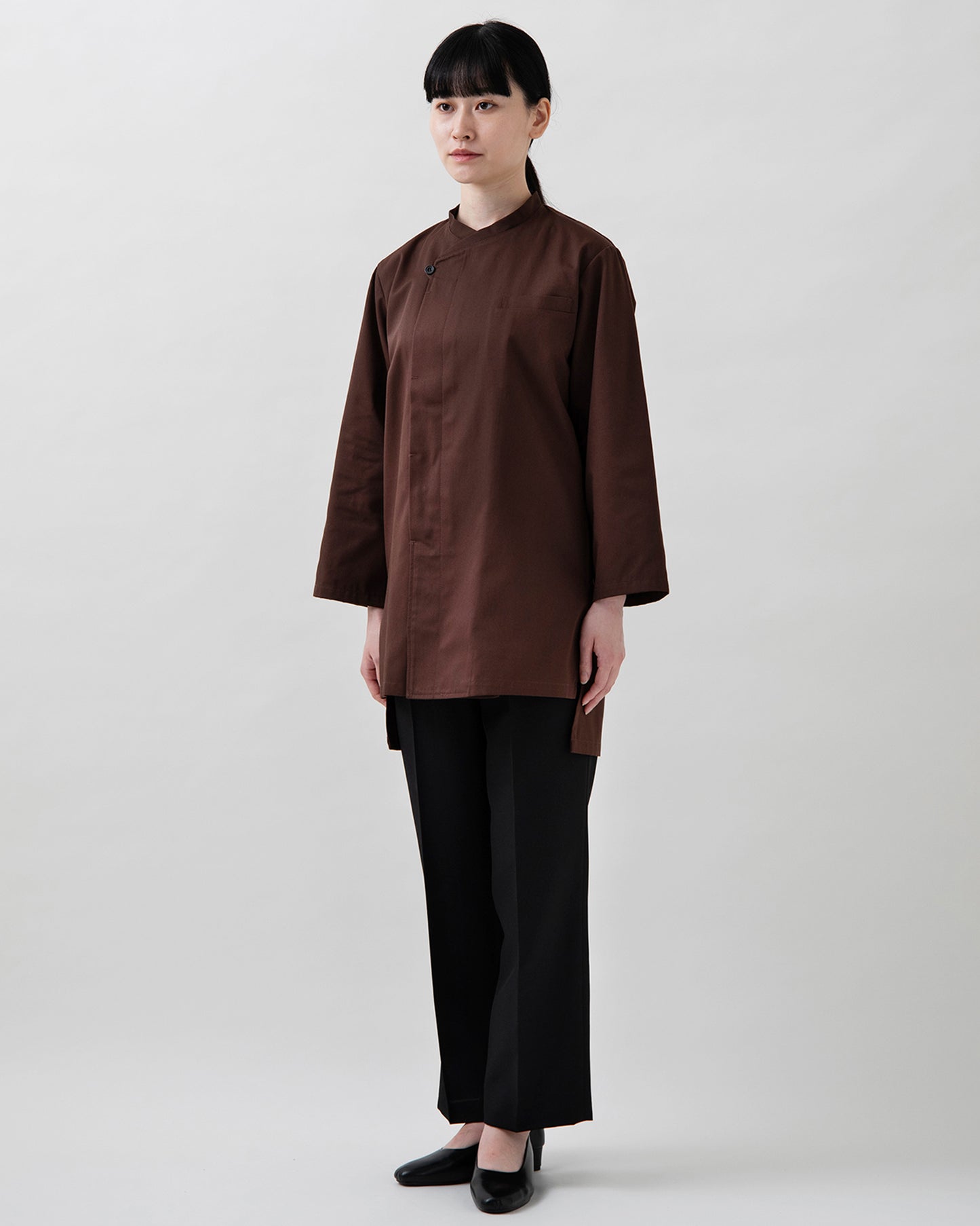 九分袖横掛け和風上衣