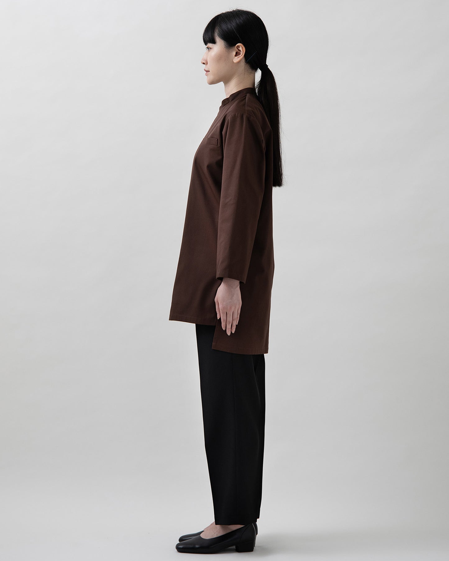 九分袖横掛け和風上衣