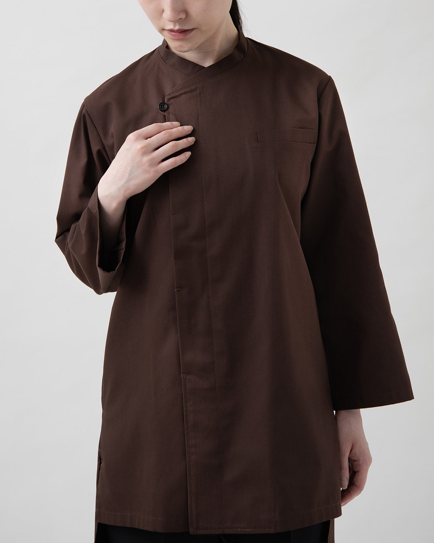 九分袖横掛け和風上衣