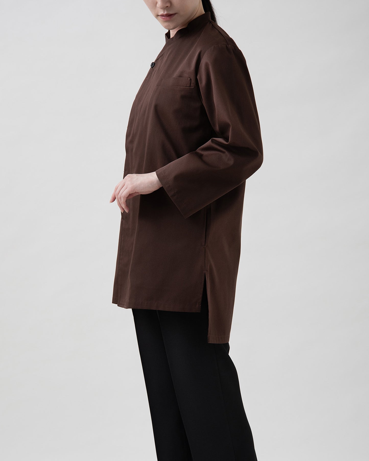 九分袖横掛け和風上衣