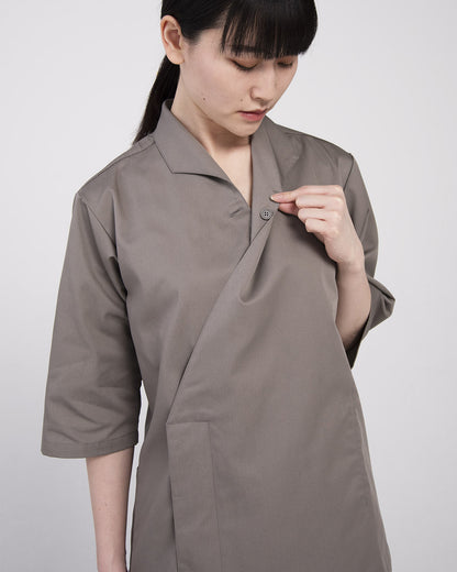 襟付き甚平風上衣