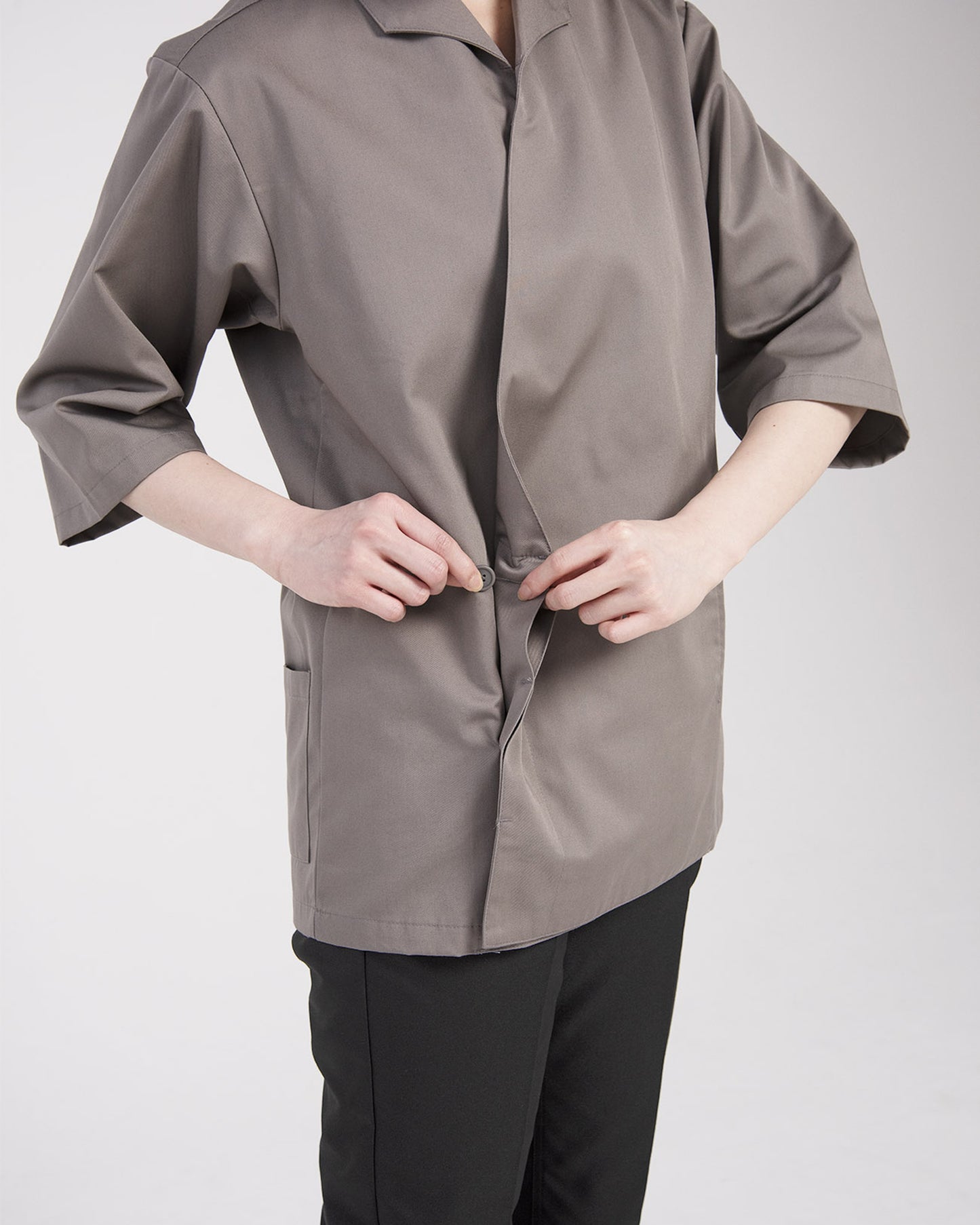 襟付き甚平風上衣