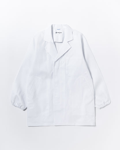 長袖襟付き白衣