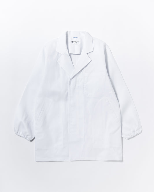 長袖襟付き白衣