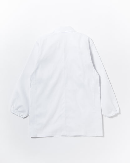 長袖襟付き白衣