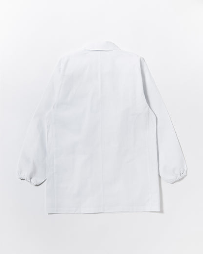 長袖襟付き白衣