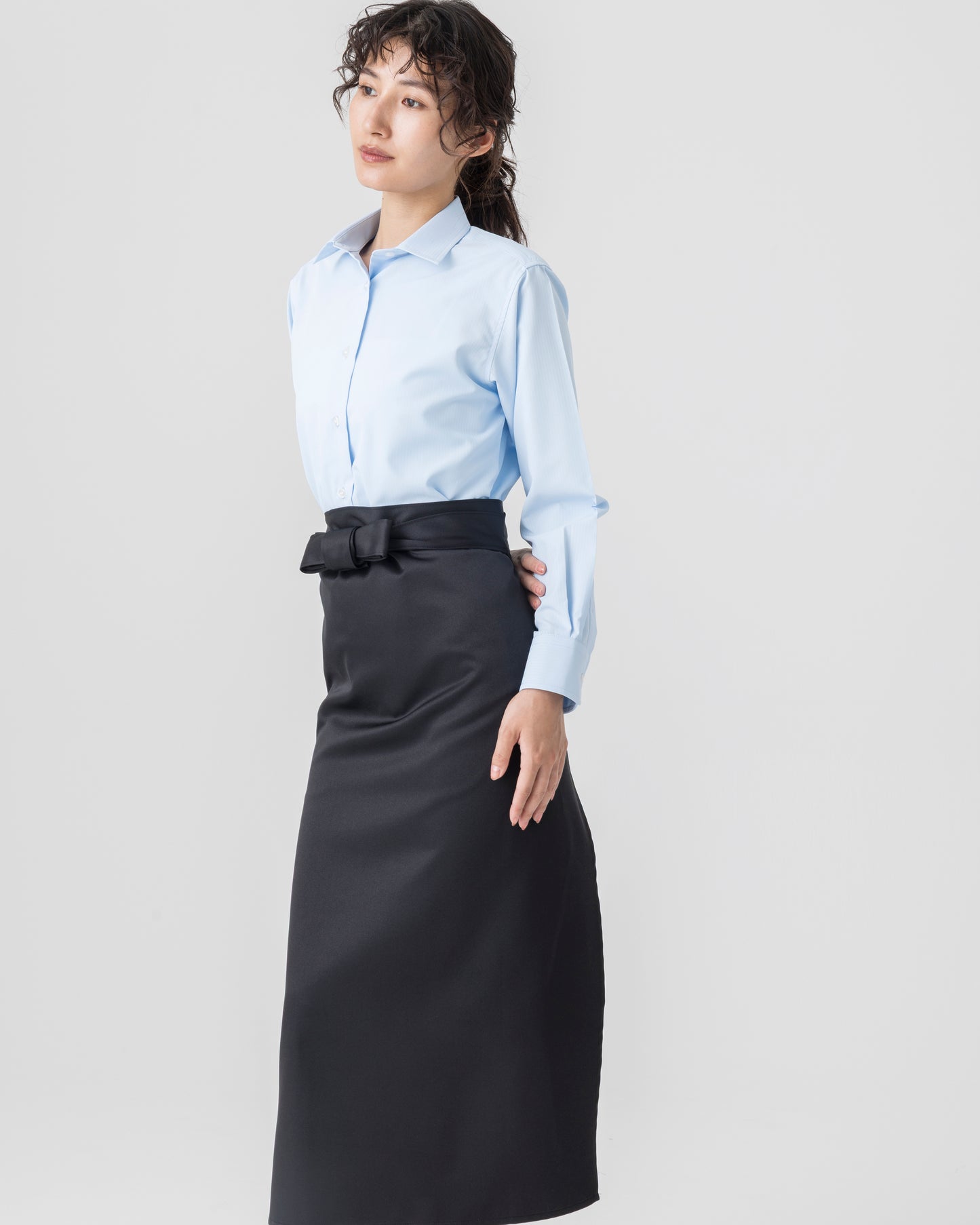 ロングサロンエプロン