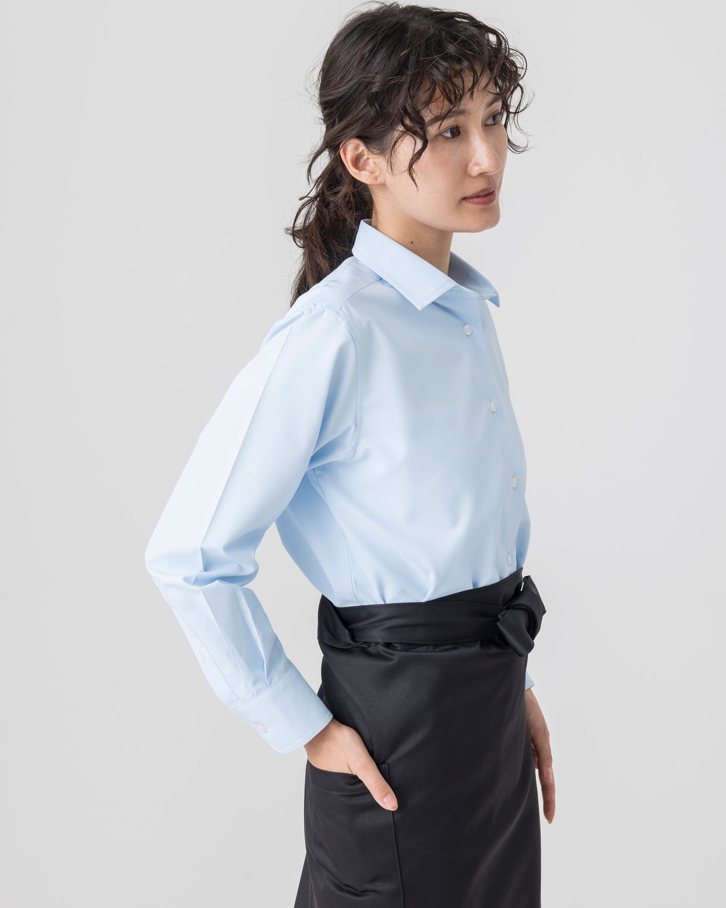 ロングサロンエプロン