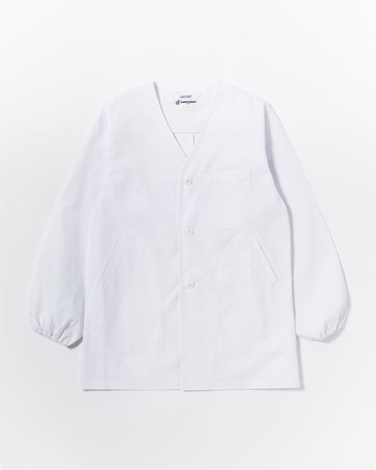 長袖襟無し白衣