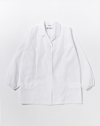 長袖襟付き白衣