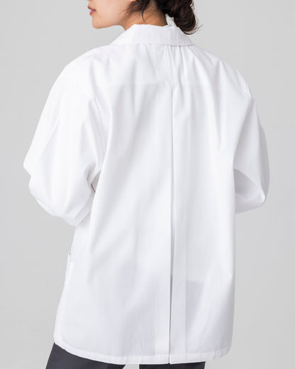 長袖襟付き白衣