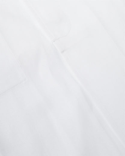 長袖襟付きロング白衣