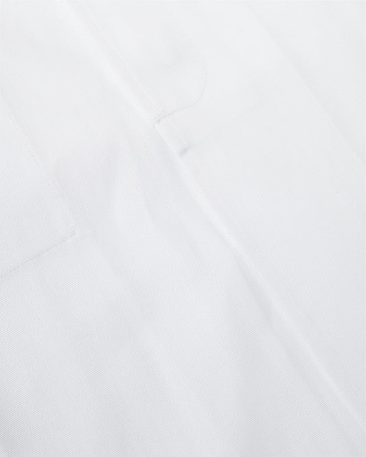 長袖襟付きロング白衣