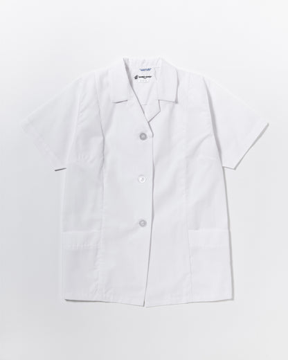 半袖襟付き白衣