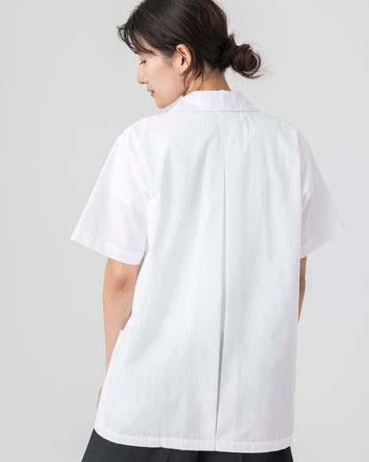 半袖襟付き白衣