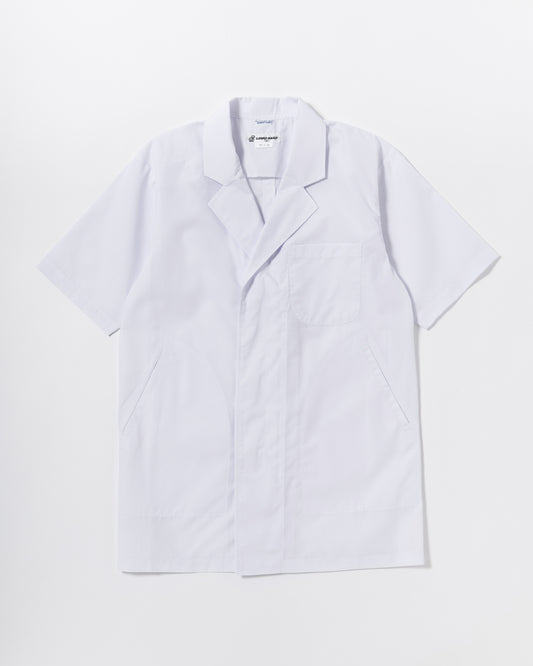 半袖襟付き白衣