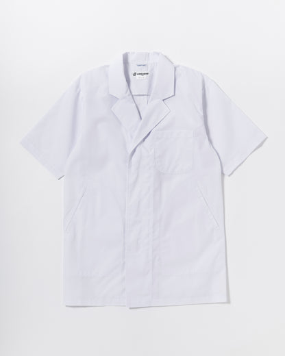 半袖襟付き白衣