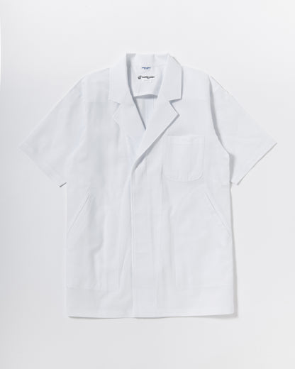 半袖襟付き白衣