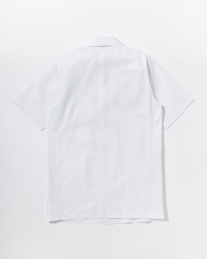 半袖襟付き白衣