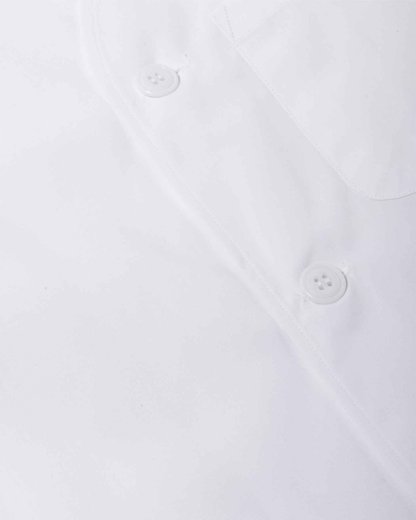 七分袖襟無し白衣