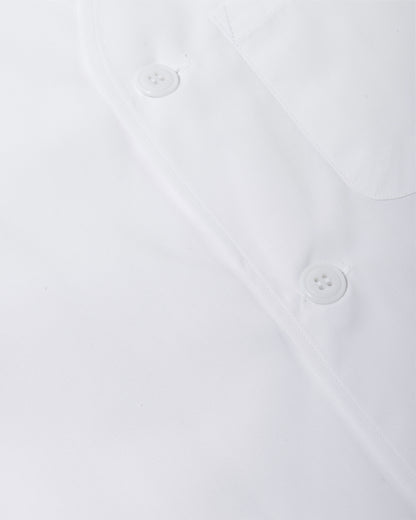 七分袖襟無し白衣