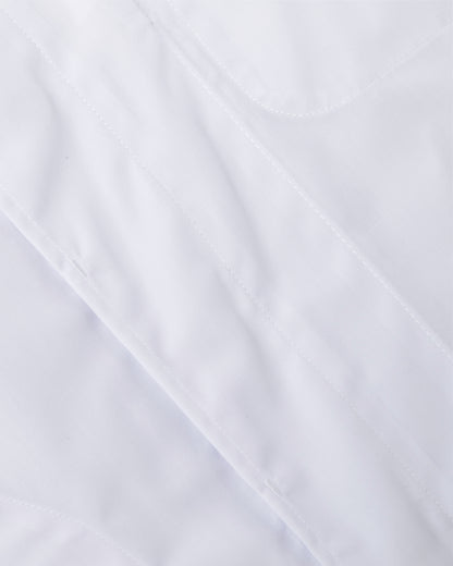 七分袖襟付き白衣