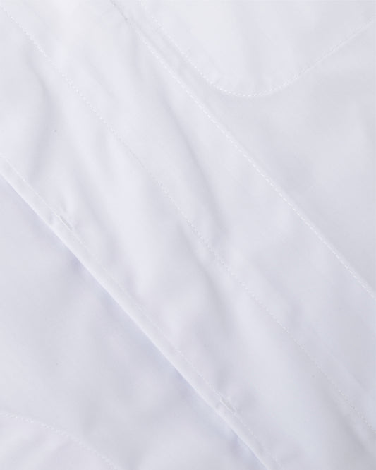 七分袖襟付き白衣