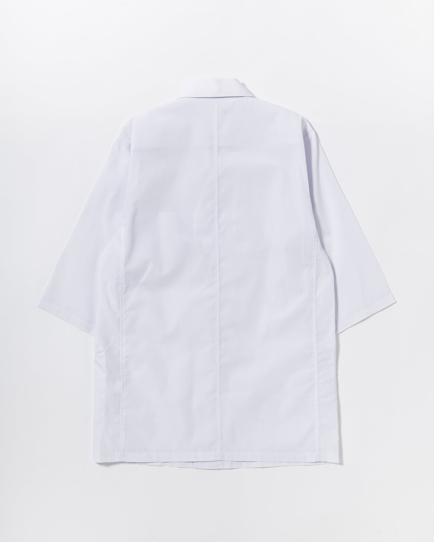 七分袖襟付き白衣