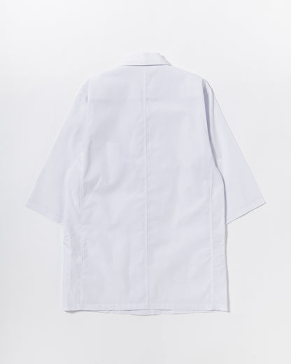 七分袖襟付き白衣