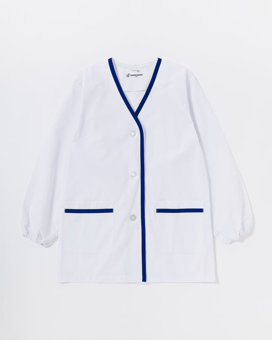 長袖襟無し白衣