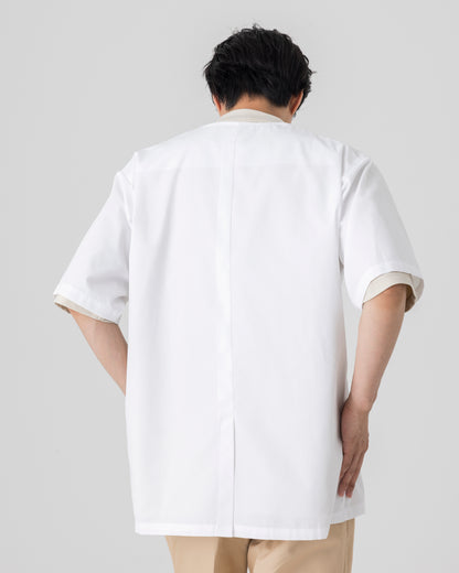 半袖襟無し白衣