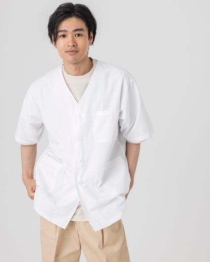半袖襟無し白衣