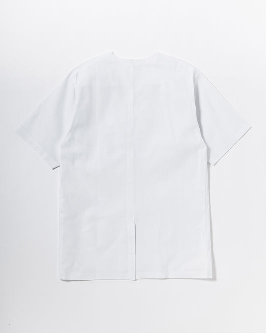 半袖襟無し白衣