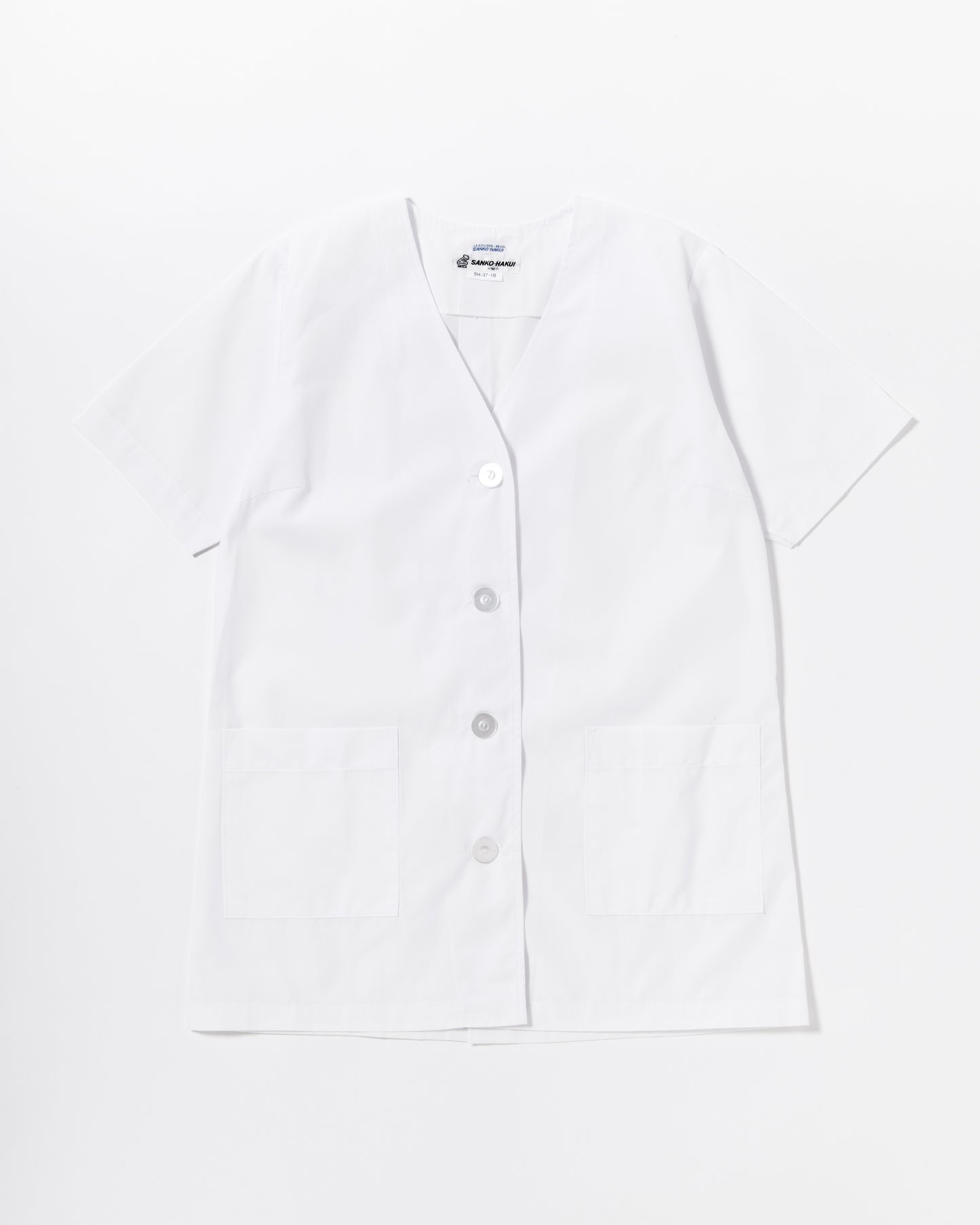 半袖襟無し白衣
