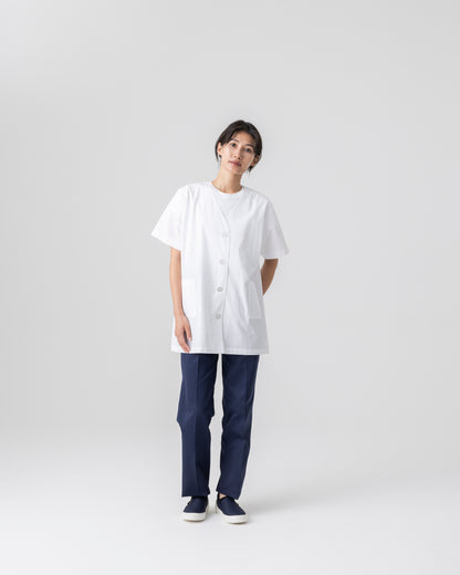 半袖襟無し白衣