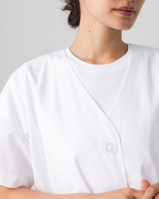 半袖襟無し白衣