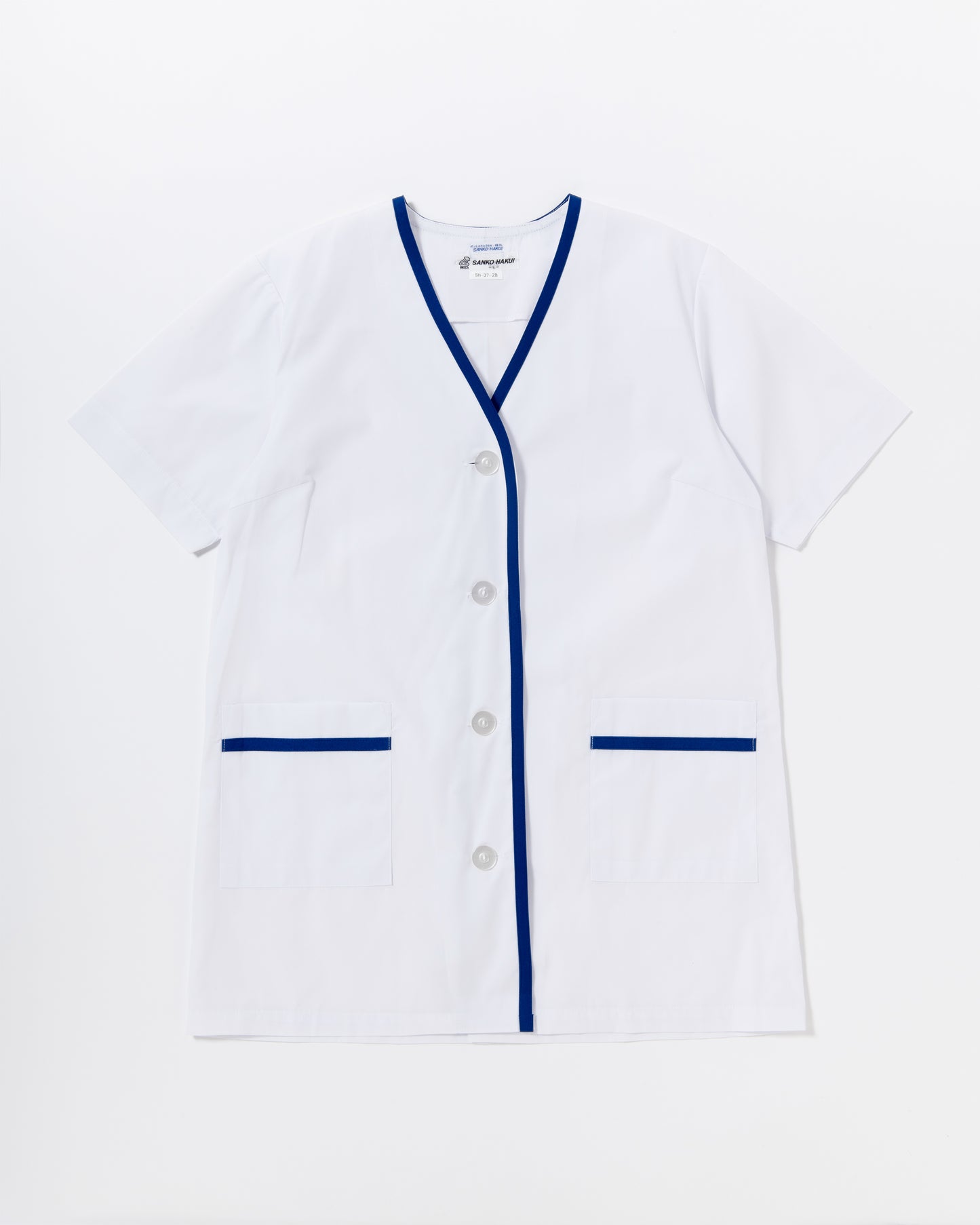 半袖襟無し白衣